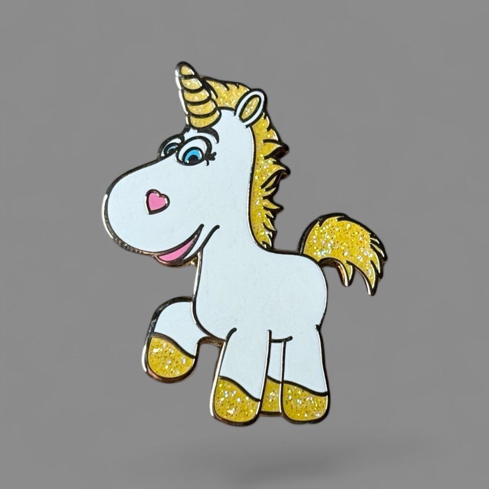 Disney Pixar Toy Story 3 Buttercup the Unicorn Glitter Pin 2010 OE Collectible
